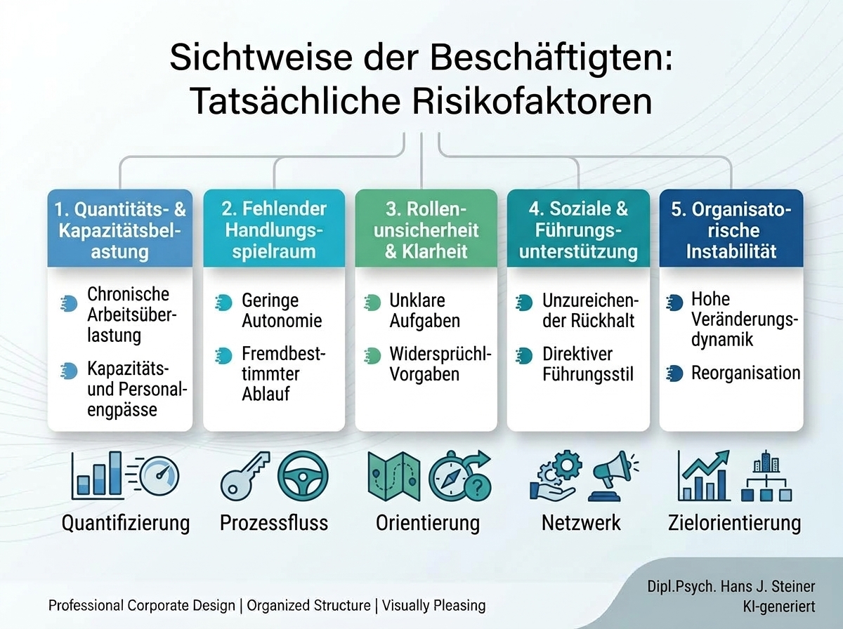 Gefährdungsbeurteilung aus Sicht der Mitarbeitenden