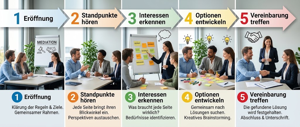 Ablauf einer Mediation